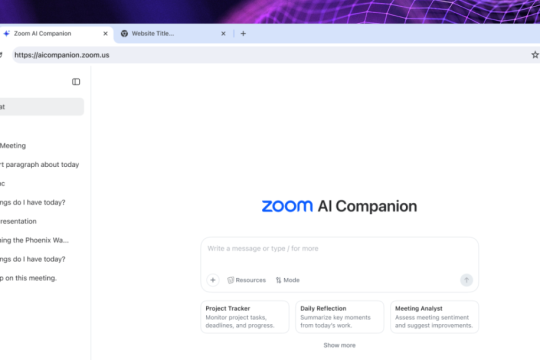 Zoom aggiorna la sua app con nuove AI avatars e strumenti intelligenti per meeting